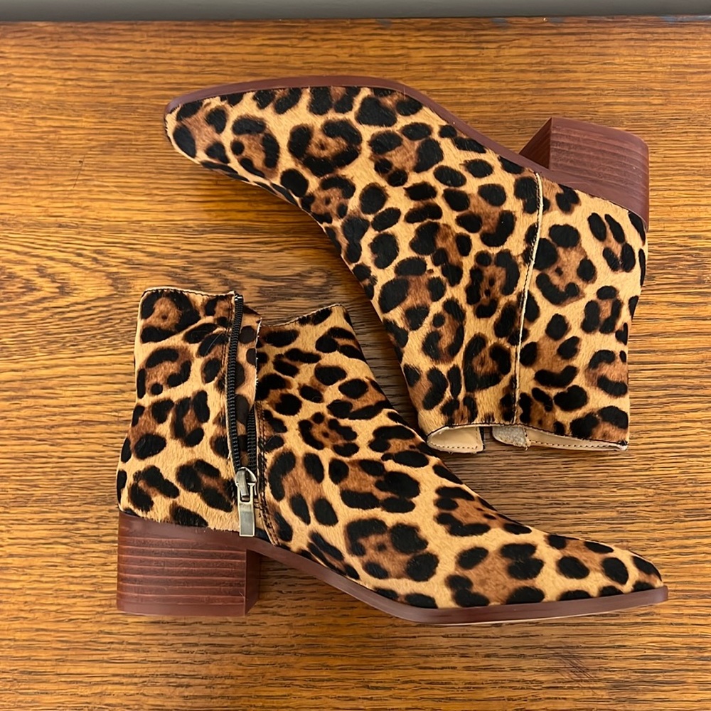 Leopard booties